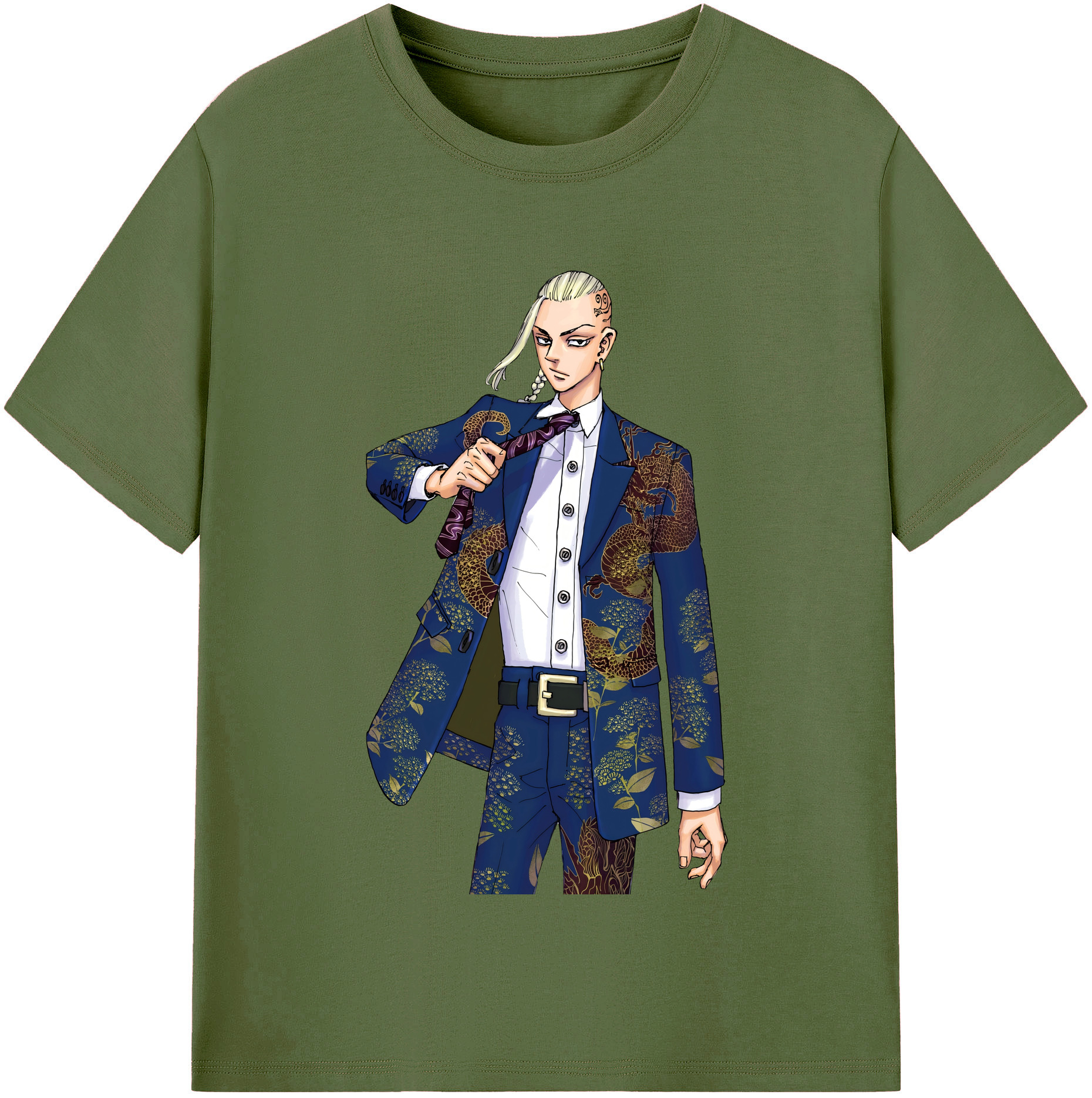 （画像用） 東京リベンジャーズ Tokyo Revengers 綿100％半袖Tシャツ（フロントプリント）